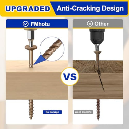 #14 x 4-1/2 Inch Wood Structural Lag Screws - size: #14 x 4-1/2"