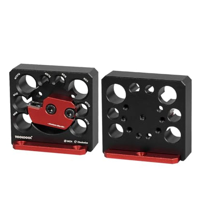 Toolcool Electric Drill Carbide Inserts Dowel Maker High Speed Dowel Cutter Plate (Imperial 8 Holes)