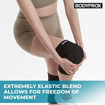 Bodyprox Protective Knee Pads, Thick Sponge Anti-slip Knee Sleeve - size: Small/Medium