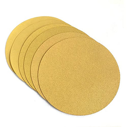 Starcke 8 inch inch Hook and Loop Sanding Discs No Hole 60 Grit 25 Pack - style: 60 Grit