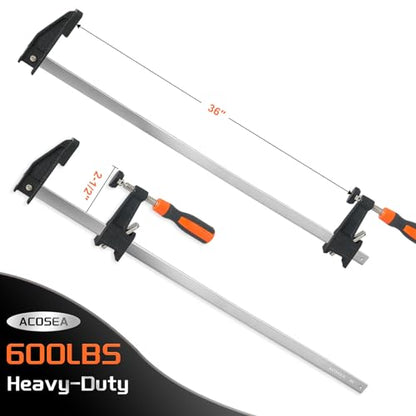 ACOSEA 4-Pack 36 Inch Bar Clamps for Woodworking