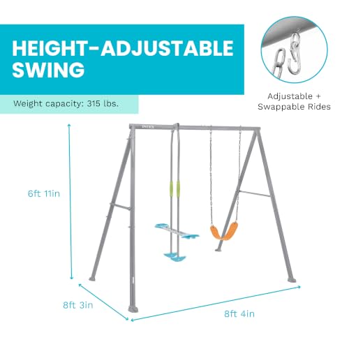 INTEX Heavy Duty Backyard Feature Swing Set - style: Two Feature