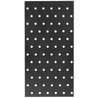 6 PCS Black Flat Tie Mending Plate Bracket for Wood, 10" x 5"