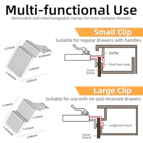 Imbot Drawer Front Installation Clamps, Drawer Front Mounting Jig