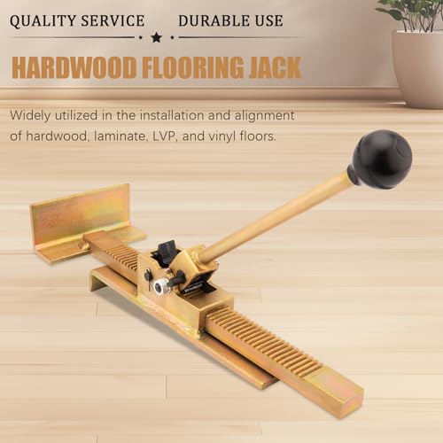 Flooring Jacks for Hardwood Floors, Professional Hardwood Flooring Jack and Positioning Tool for Straightening and Installing Laminate Hardwood Flooring Without Pry Bars and Crowbars