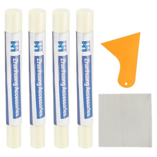uxcell 4Pcs Wood Filler Sticks,Wood Repair Kit,Pale Beige - color: Pale Beige