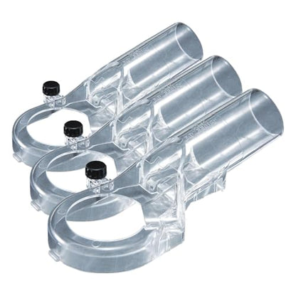 Makita 194733-8 Dust Extracting Nozzle with RT0700CX3 Plunge Base (Pack of 3) - size: Small (Pack of 3)