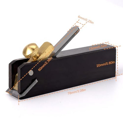 Mini Ebony Wood Planer Hand Tool
