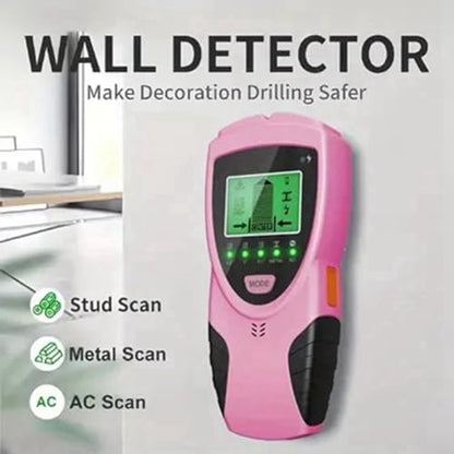 5-in-1 Wall Scanner Wood Current Detector Edge Center Finding Digital Stud Finder Sensor Wall Multi Function Scanner