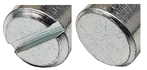 (12) Cross Dowels/Barrel Nuts - 1/4-20 20mm X 10mm Zinc-Plated CNC