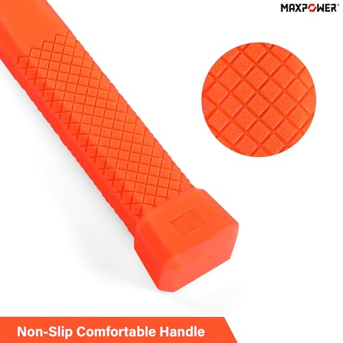 MAXPOWER 5 LB Dead Blow Hammer, Checkered Grip, Spark and Rebound Resistant - size: 5lb