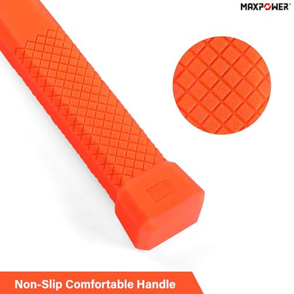 MAXPOWER 5 LB Dead Blow Hammer, Checkered Grip, Spark and Rebound Resistant - size: 5lb