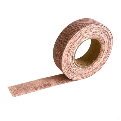 180 Grit Hook & Loop Plumber's Open Mesh Sanding Cloth Roll 1" x 5.5 Yard - size: 180 #