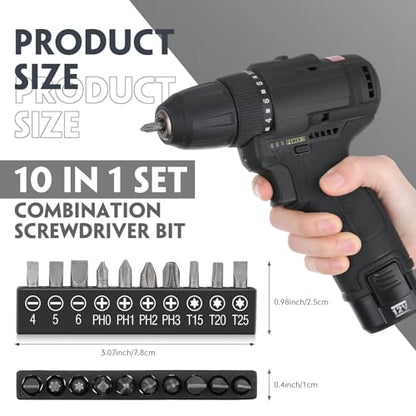 Qunclay 14 Pcs Flexible Drill Bit Extension Set, 1/4 Inch Right Angle
