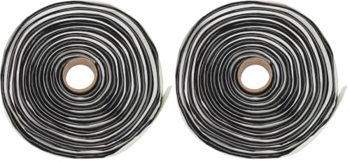 Coitak Butyl Sealant Putty Tape, Diameter 3/8" x 13 Feet Extra Thick Rubber Sealant for Leak Proof RV Repair Window Glass Boat Sealing Patching (Pack of 2) - size: 13 Feet (Pack of 2)