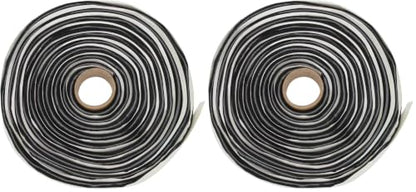 Coitak Butyl Sealant Putty Tape, Diameter 3/8" x 13 Feet Extra Thick Rubber Sealant for Leak Proof RV Repair Window Glass Boat Sealing Patching (Pack of 2) - size: 13 Feet (Pack of 2)
