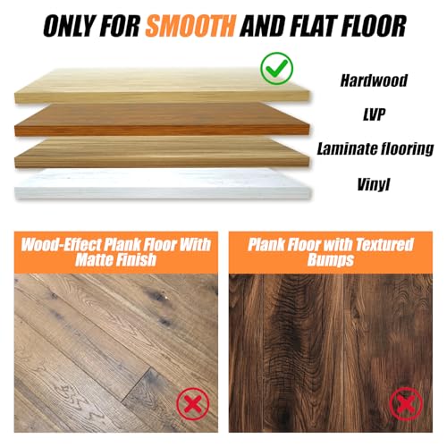 Heavy Duty Gap Fixer Tool for Laminate Flooring - Laminate Floor Gap Repair Tool with Heavy-Duty Floor Suction Cup and Rubber Hammer,for Laminate and Vinyl Flooring