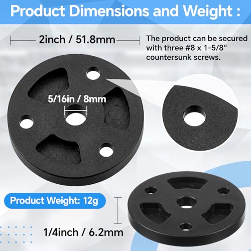 20 Pcs,2" X 1/4" Deck Board Ledger Spacers Bulk Building Drainage Tool - size: 2" X 1/4"