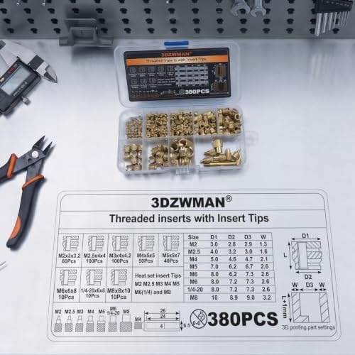 Vertical Heat Set Insert Tool Press for Plastic Parts & 3D Print Components - color: ZW12H+
