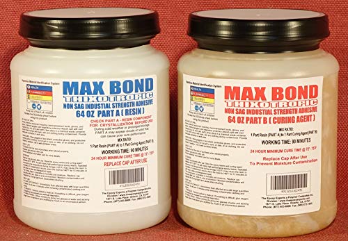 MAX Bond THIXOTROPIC -Knife Grade None Sagging Consistency Very Strong Epoxy Glue 4 Structural Bonding, Patching & Filling Voids -Waterproof, None Conductive, Bonds Metal, Wood, Concrete, FRP, Stone