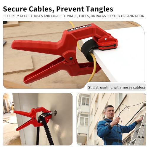Heavy Duty Edge Band Spring Clamp Set of 8Pcs for Woodworking Strap Clamps Bandy Miter Home Improvement Grip Edge Hand Tools,Shelving,Cabinet,Plywood,Molding,Trim,Pool