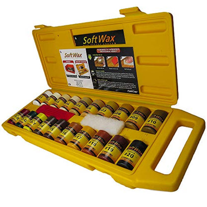 FastCap Laserjamb FastCap WAXKIT Softwax Kit, 0.7 Ounce (Pack of 20), 20 Colors, 14 Ounce