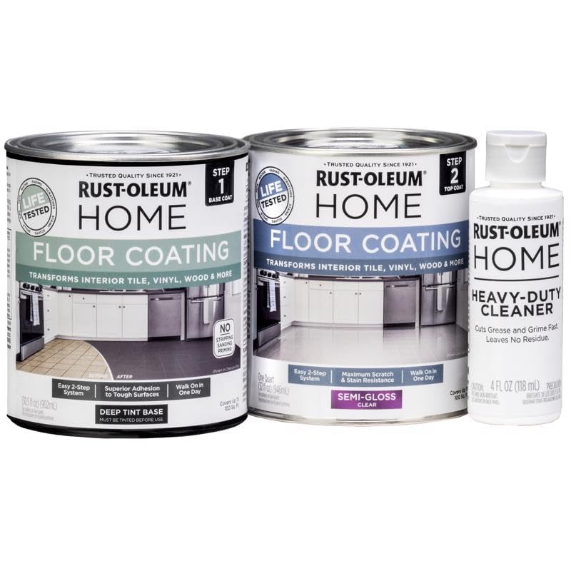 Rust-Oleum Home Floor Coating Deep Tint Base Semi-Gloss Kit