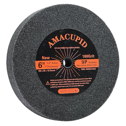 Deburring Nylon Fiber Buffing Wheel 9P hardness. Polishing Stainless Steel