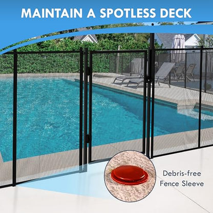 Pool Fence Hole Caps for 1-Inch Poles, Red, 25 Pack - color: Brick Red