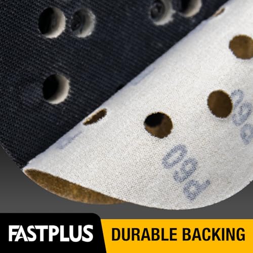 5 Inch 8 Hole 320 Grit Sanding Discs Hook and Loop Aluminum Oxide 50 Pack - style: 320 grit 50 pcs