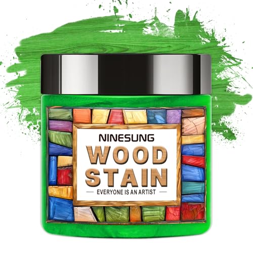 Green Wood Stain | 2 LB Bulk Size (32 oz) Wood Dye Powder | Wood Coloring Powder for Indoor Outdoor | Fast Drying | Furniture Dye Stain for Wooden | Wood Pigment Powder (Green, 2 LB) - color: Green, size: 2 lb