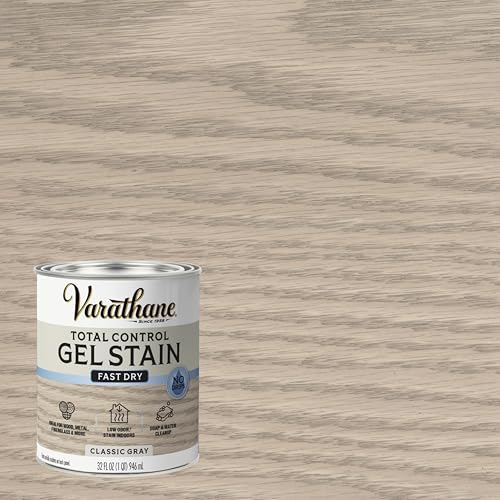 Varathane Total Control Gel Stain - color: Classic Gray, size: Quart (Pack of 2)