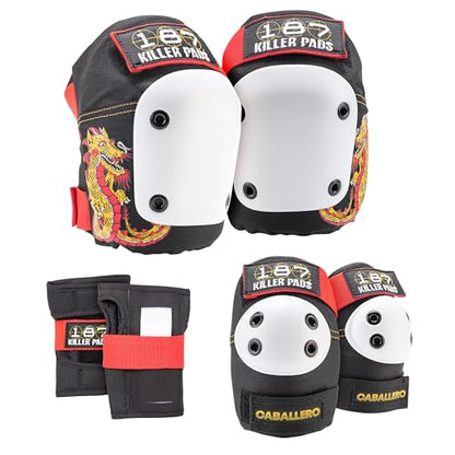 187 Killer Pads Six Pack Pad Set - color: Caballero, size: X-Small