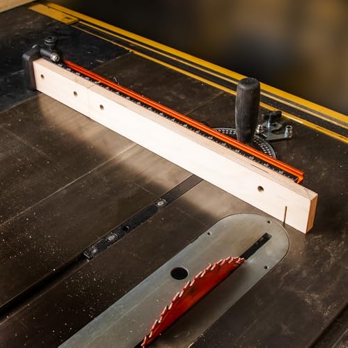 O'SKOOL Miter Gauge for Table Saw with 22-36 in Extension Fence
