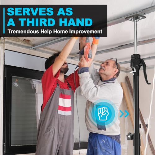 Third Hand Support Pole Heavy Duty, Cabinet Jacks for Installing Cabinets with 154 LBS Capacity and Expand from 49-1/5 to 114-1/5 in, 2-PC - size: Long 2pcs（49.2 ~ 114.2 inches）
