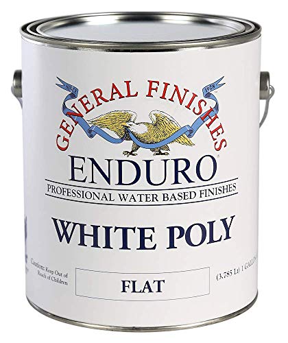 General Finishes Water Based White Poly, 5 Gallon, Flat - color: Flat, size: 640 Count (Pack of 1)