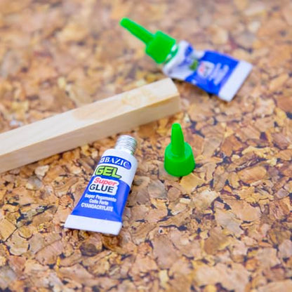 BAZIC Products Single-Use Super Glue Gel, 0.017 oz, 5 Count - size: 1-Pack