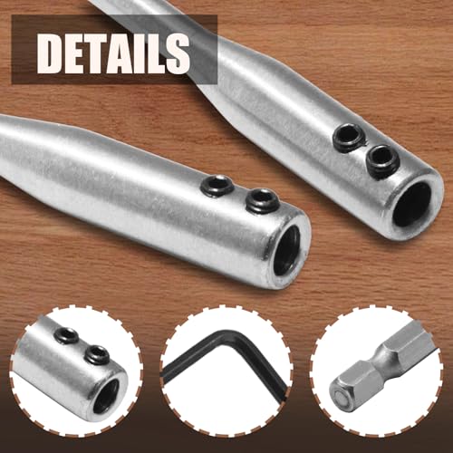 8 Packs High Carbon Steel Drill Bit Sets, 12 Inch - size: 8