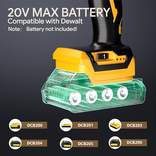 Cordless Caulking Gun Compatible With DeWalt 20V Max Battery(NO Battery)