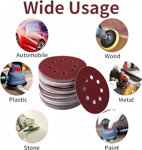 1-Inch Wet or Dry Sandpaper Sanding Paper disc Sanding Discs 180 Grit 100 Pcs - size: 100Pcs 1-inch 180 Grit