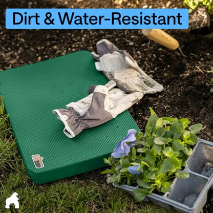 GORILLA GRIP® Extra Thick Foam Kneeling Pad for Gardening, 17.5x11 Grass - color: Grass