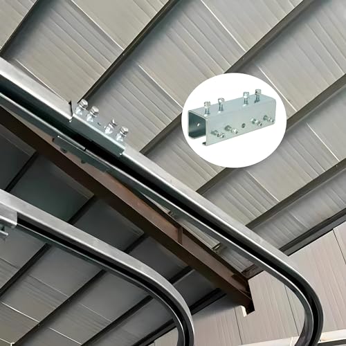 Strut Channel Connector Extend Bracket,3.1mm Thickness U Shaped Splice Connector Joiner Extend Mounting Bracket Connection for 1-5/8" Wide 1-5/8" Height Strut Channel (4 PCS) - size: 4 PCS