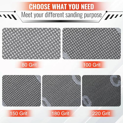 35 Pack Wall Sandpaper Screens for Drywall and Wet Sanding