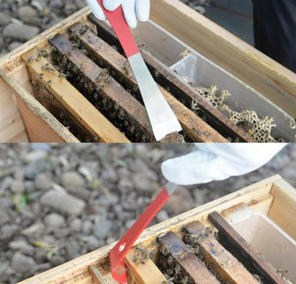WEICHUAN 2PCS Stainless Steel Hive Scraper Tools