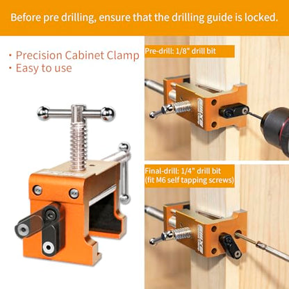 2-Pack Cabinet Clamps,Face Frame Clamps for Installing Cabinets