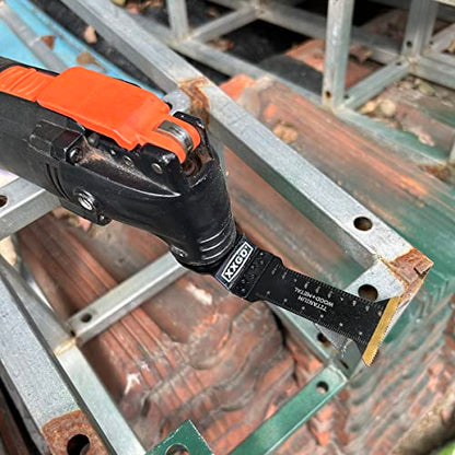 XXGO 3 Pcs Extra Long Metal Cutting Titanium Oscillating Multitool Blade - size: Titanium Multi Tool Metal Blades - 3 Pcs