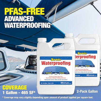 STAR BRITE Waterproofing - PFAS Free Spray & Stain Protection - color: 1 Gallon 2 Pack