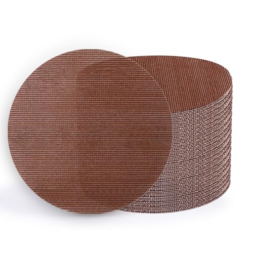 50 Pcs 6 Inch Mesh Sanding Disc for Random Orbital Sander 120 Grit - style: 6 Inch