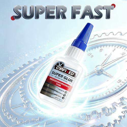 Super Thin CA Glue 30g, Professional Instant Super Glue for Woodworking - size: 1 oz
