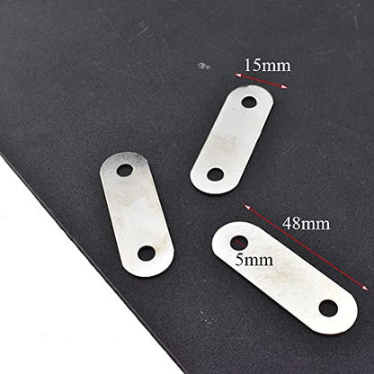 Flat Depth Hanger icture Frame Canvas Z Clips Spring Retaining Clips DIY Picture Framing Tools 48mm Length with Screws 10Sets Silver - size: Flat-10pcs